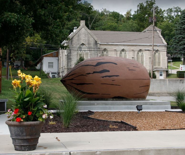 World's Largest Pecan Replica Sculpture: world record in Brunswick, Missouri World's Largest Pecan Replica Sculpture: world record in Brunswick, Missouri