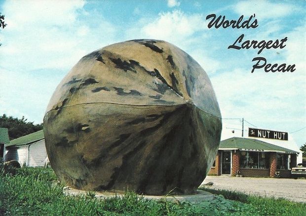 World's Largest Pecan Replica Sculpture: world record in Brunswick, Missouri World's Largest Pecan Replica Sculpture: world record in Brunswick, Missouri