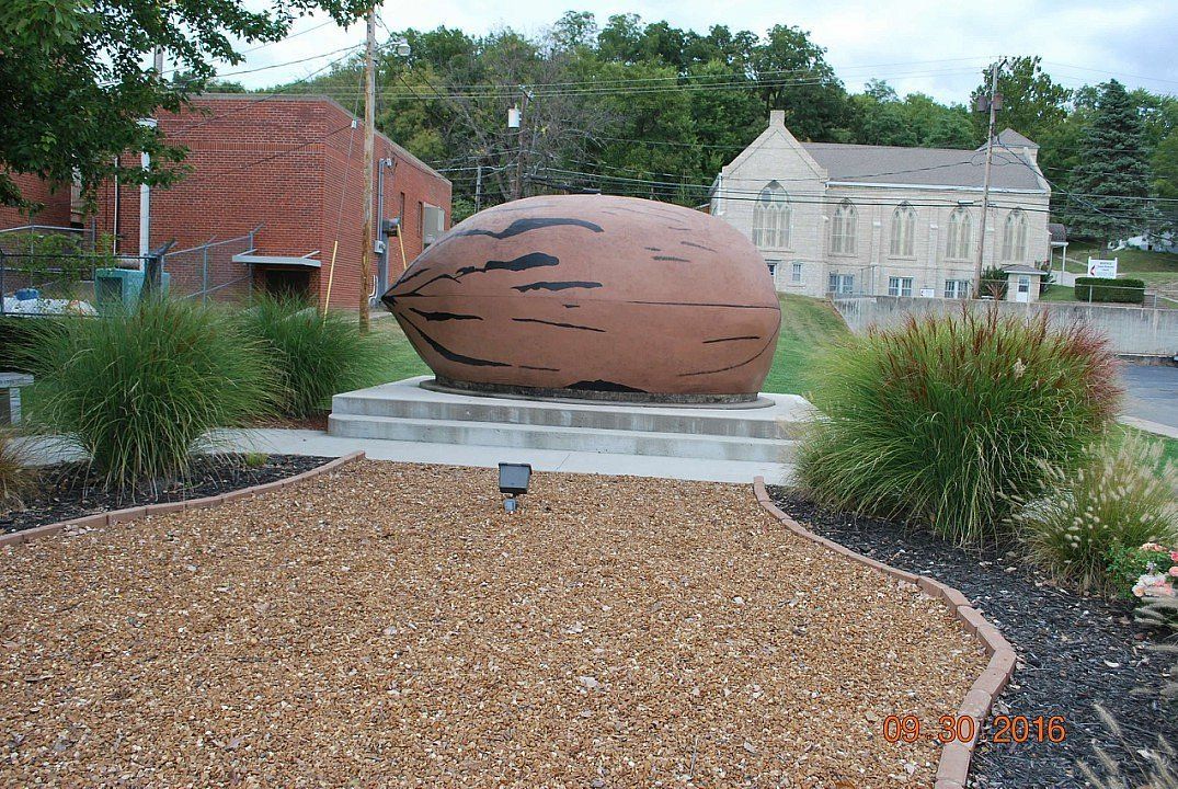 World's Largest Pecan Replica Sculpture: world record in Brunswick, Missouri World's Largest Pecan Replica Sculpture: world record in Brunswick, Missouri