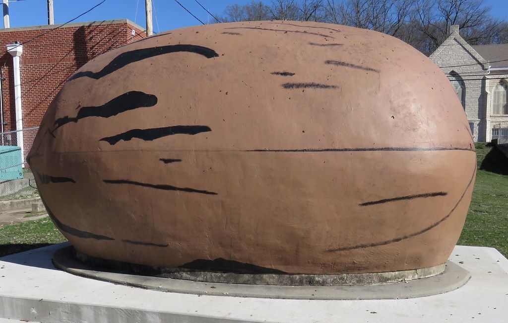 World's Largest Pecan Replica Sculpture: world record in Brunswick, Missouri World's Largest Pecan Replica Sculpture: world record in Brunswick, Missouri