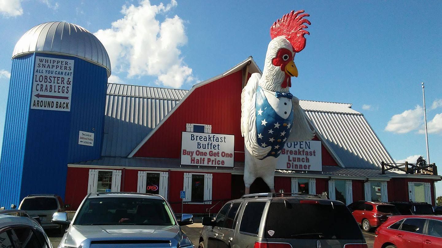 World's Largest Rooster Sculpture: world record in Branson, Missouri