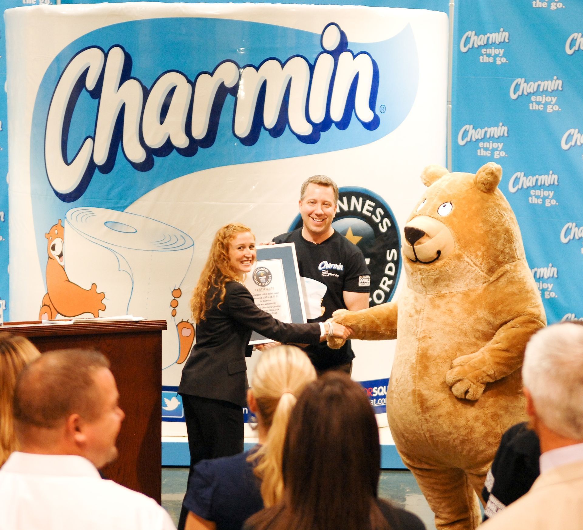 World’s Largest Roll Of Toilet Paper: world record in Branson, Missouri World’s Largest Roll Of Toilet Paper: world record in Branson, Missouri