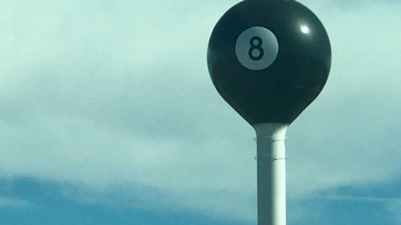 World's Largest 8 Ball Sculpture: world record in Tipton, Missouri