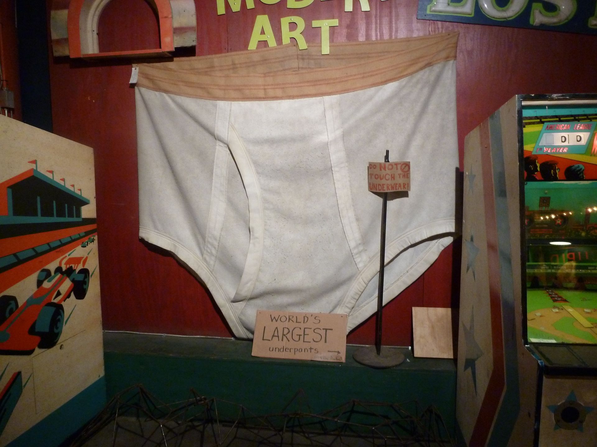 World’s Largest pair of Underwear: world record in St. Louis, Missouri