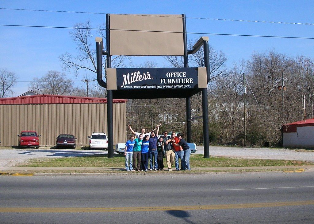 World's Largest Office Chair: world record in Anniston, Alabama World's Largest Office Chair: world record in Anniston, Alabama