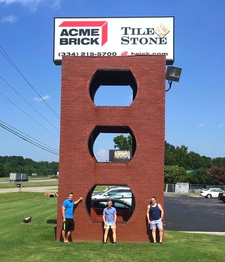 World’s Largest Brick Made of Bricks: world record in Montgomery, Alabama