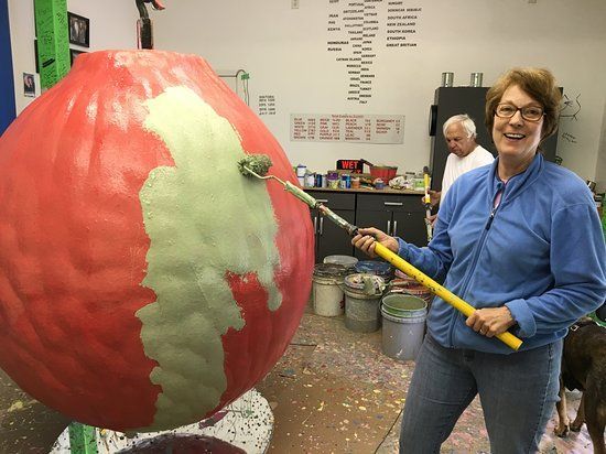 World's Largest Ball of Paint: world record in Alexandria, Indiana