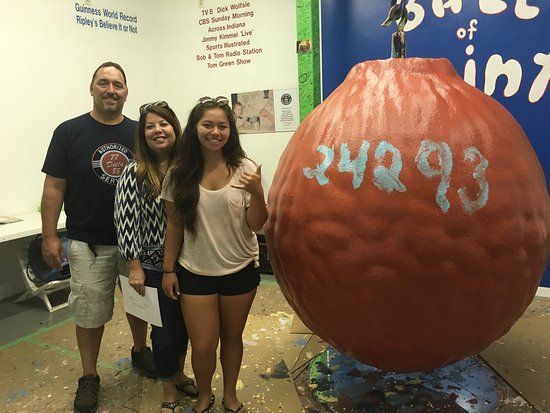 World's Largest Ball of Paint: world record in Alexandria, Indiana
