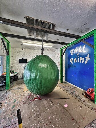 World's Largest Ball of Paint: world record in Alexandria, Indiana