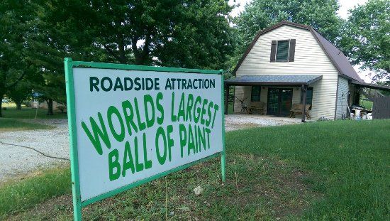 World's Largest Ball of Paint: world record in Alexandria, Indiana