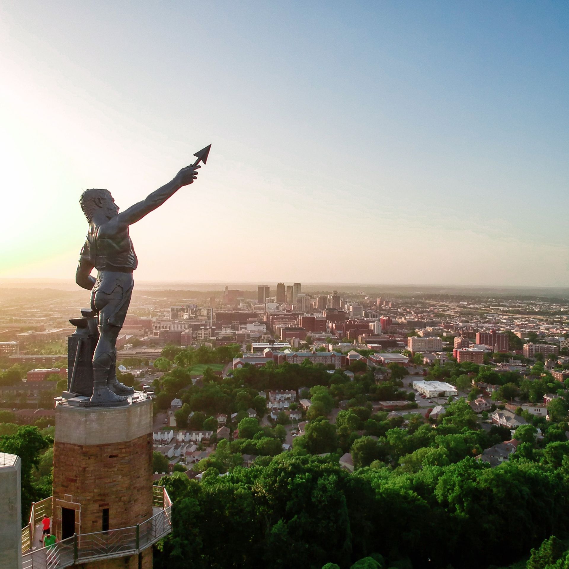 World’s Largest Cast-Iron Statue: world record in Birmingham,  Alabama