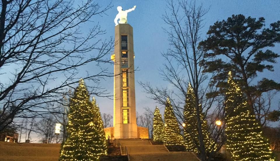 World’s Largest Cast-Iron Statue: world record in Birmingham,  Alabama