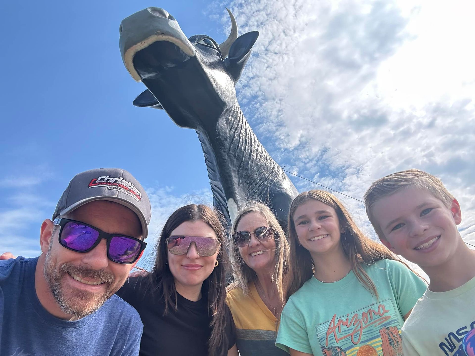 World's Largest Holstein Cow Sculpture: world record in New Salem, North Dakota
