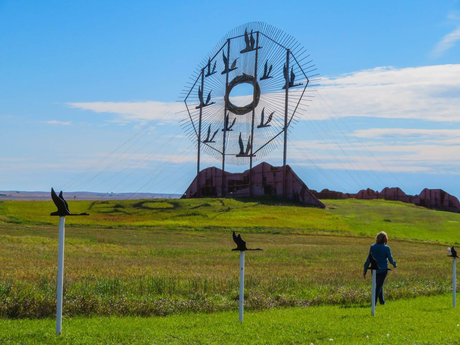 World's Largest Scrap Metal Sculpture: world record in Gladstone, North Dakota World's Largest Scrap Metal Sculpture: world record in Gladstone, North Dakota