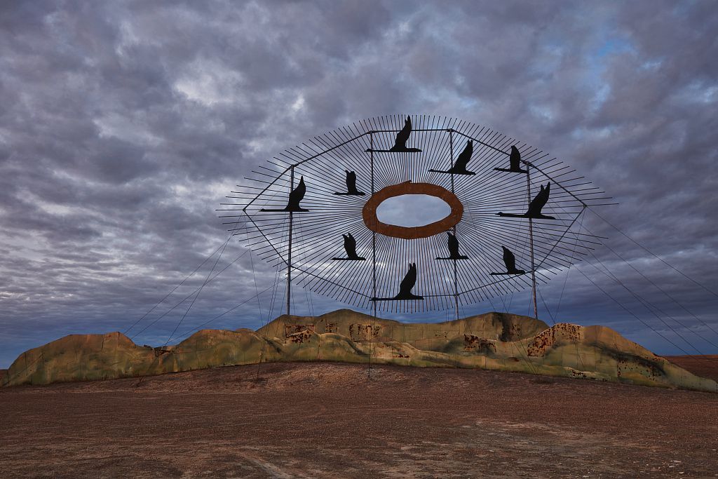World's Largest Scrap Metal Sculpture: world record in Gladstone, North Dakota World's Largest Scrap Metal Sculpture: world record in Gladstone, North Dakota