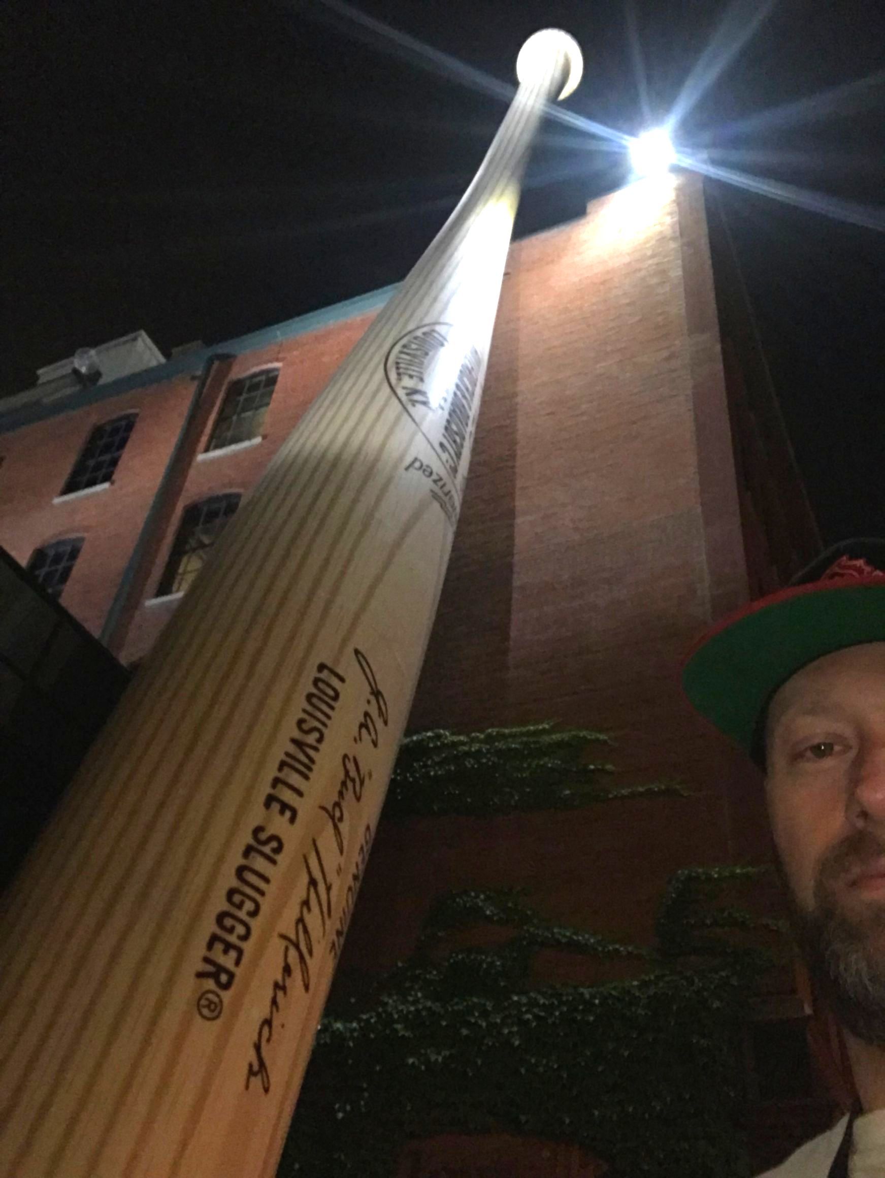 World's Largest Wooden Baseball Bat: world record in Fargo, North Dakota