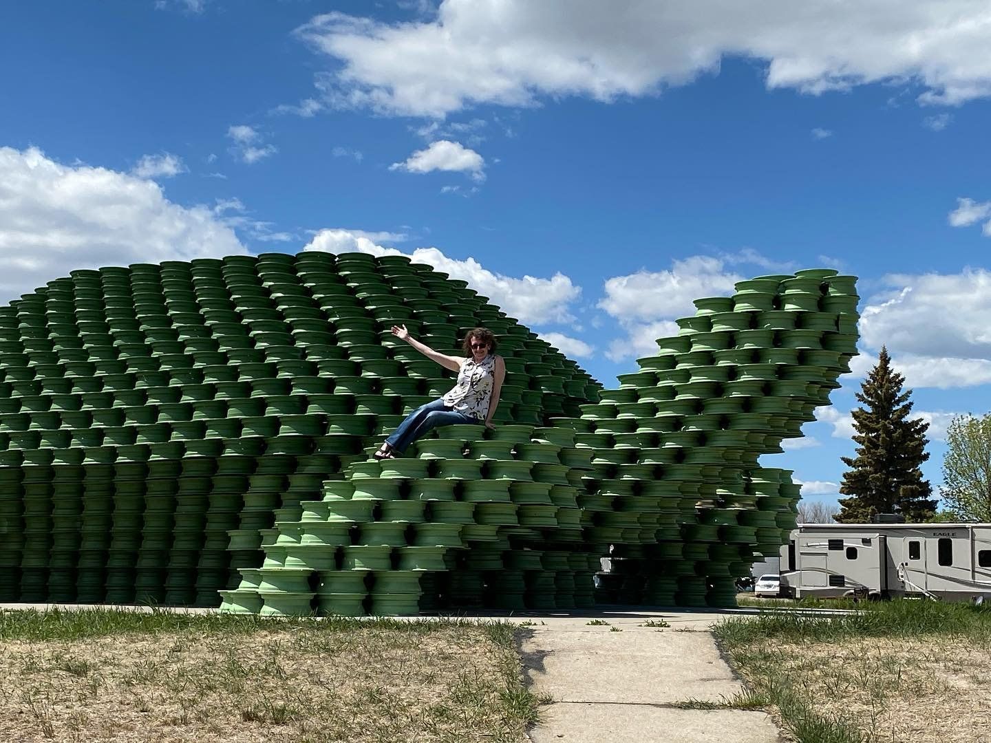 World's Largest Man-Made Turtle: world record in Dunseith, North Dakota World's Largest Man-Made Turtle: world record in Dunseith, North Dakota