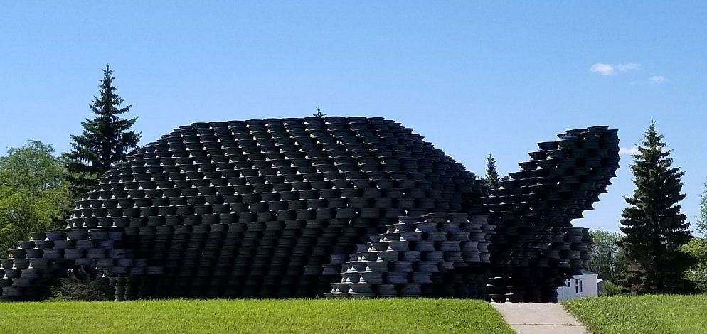 World's Largest Man-Made Turtle: world record in Dunseith, North Dakota World's Largest Man-Made Turtle: world record in Dunseith, North Dakota