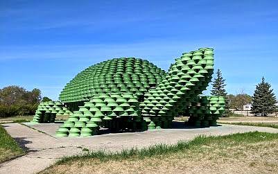 World's Largest Man-Made Turtle: world record in Dunseith, North Dakota World's Largest Man-Made Turtle: world record in Dunseith, North Dakota