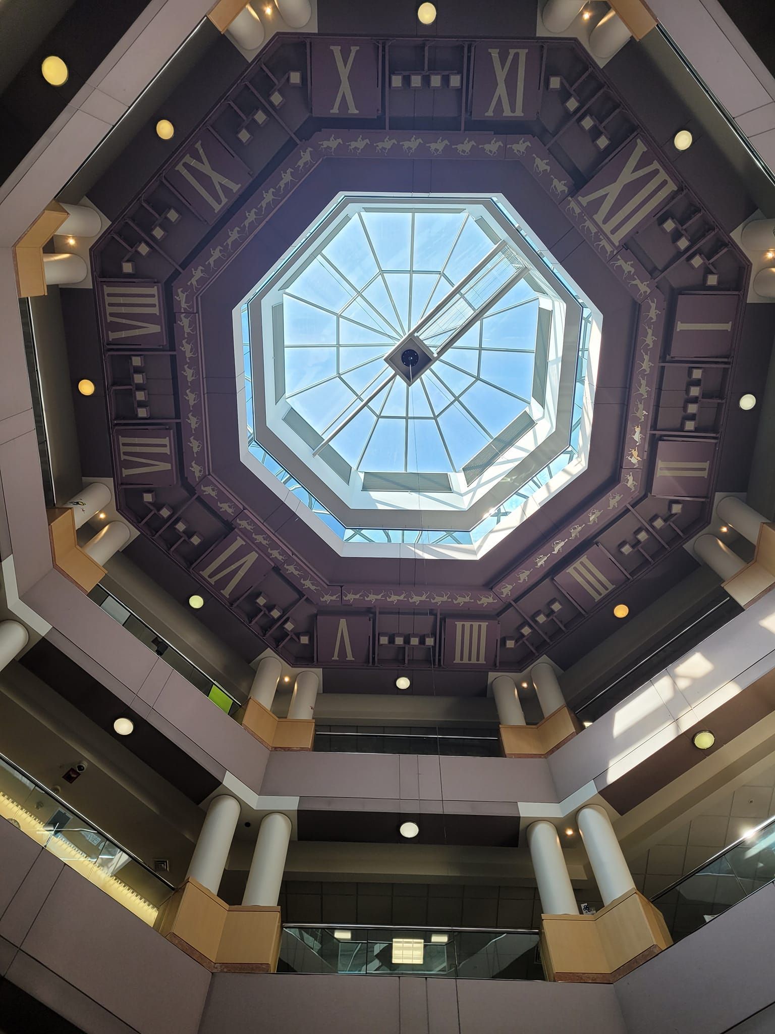 World's Largest Ceiling Clock: world record in Lexington, Kentucky World's Largest Ceiling Clock: world record in Lexington, Kentucky