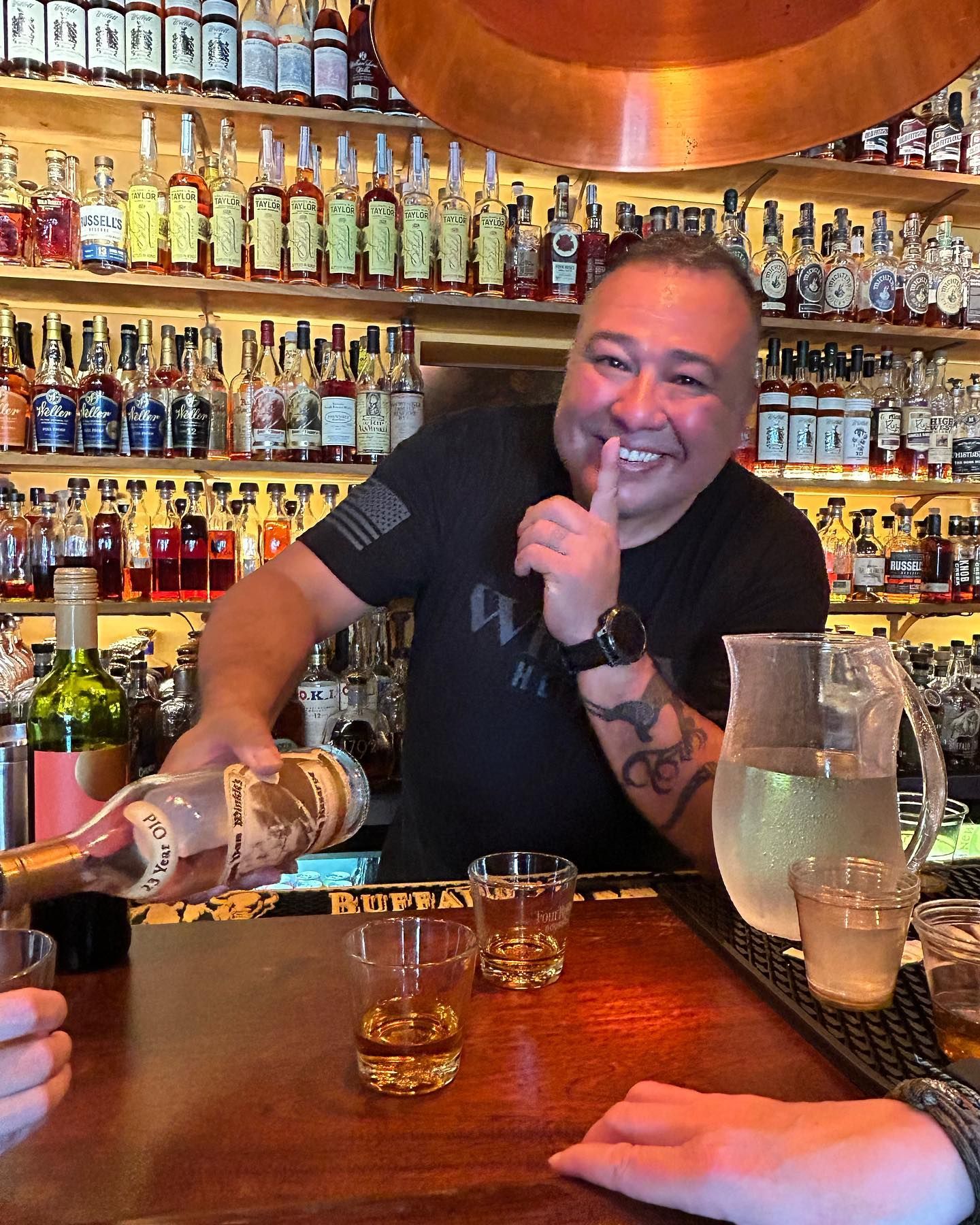 World's largest collection of bourbon and rye whiskeys: world record in Newport, Kentucky