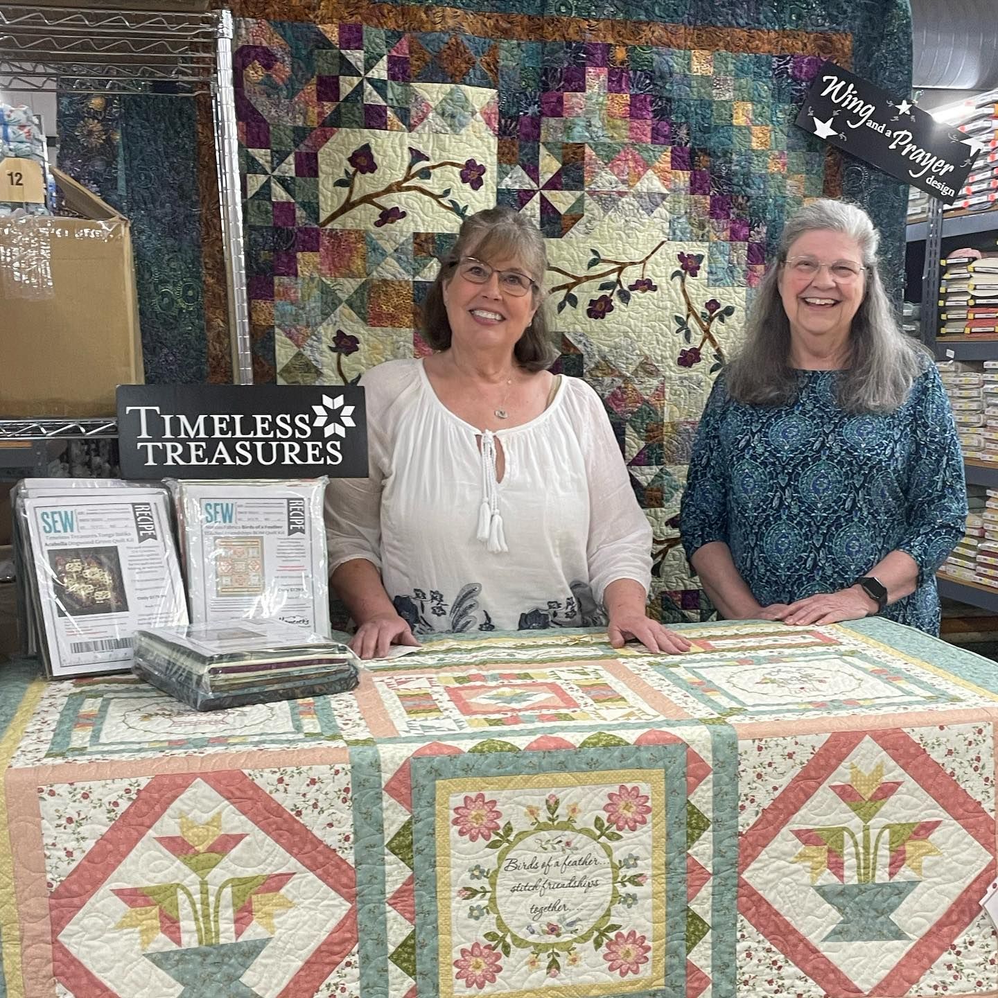 World's largest retail selection of premium cotton fabrics: world record in Paducah, Kentucky