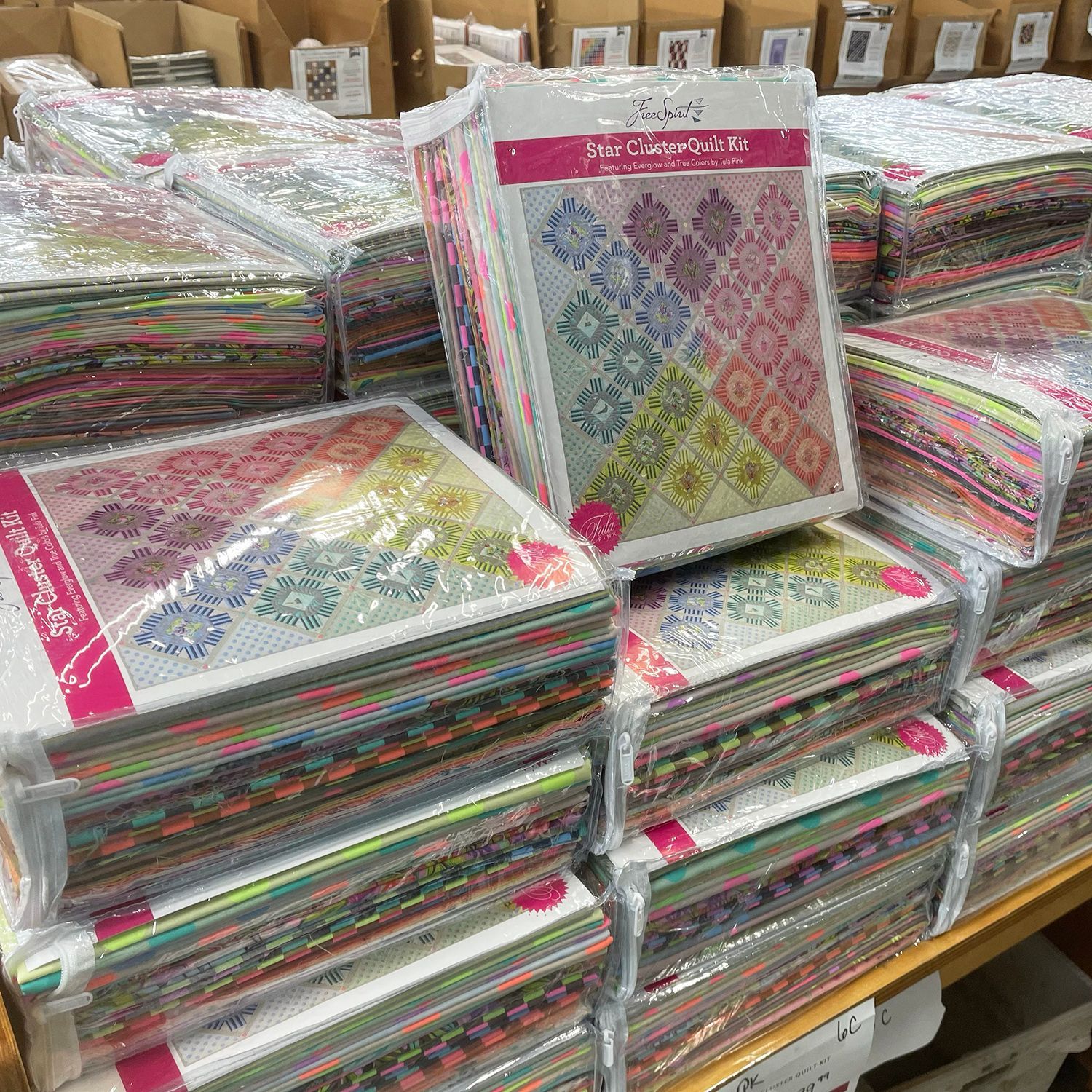 World's largest retail selection of premium cotton fabrics: world record in Paducah, Kentucky