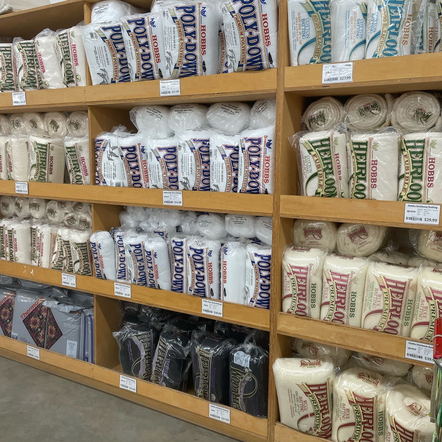World's largest retail selection of premium cotton fabrics: world record in Paducah, Kentucky