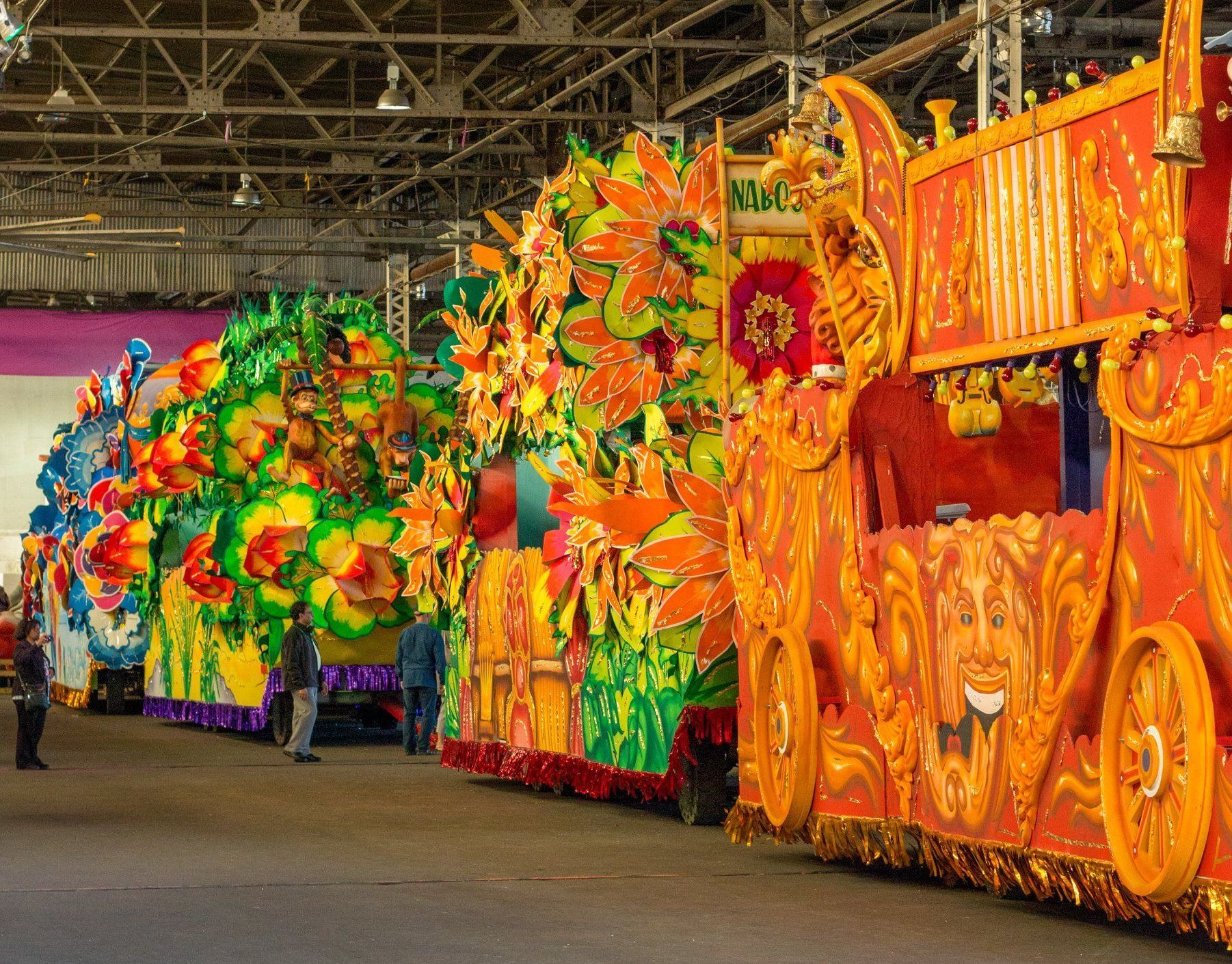 World's largest float designing and building facility: world record in New Orleans, Louisiana