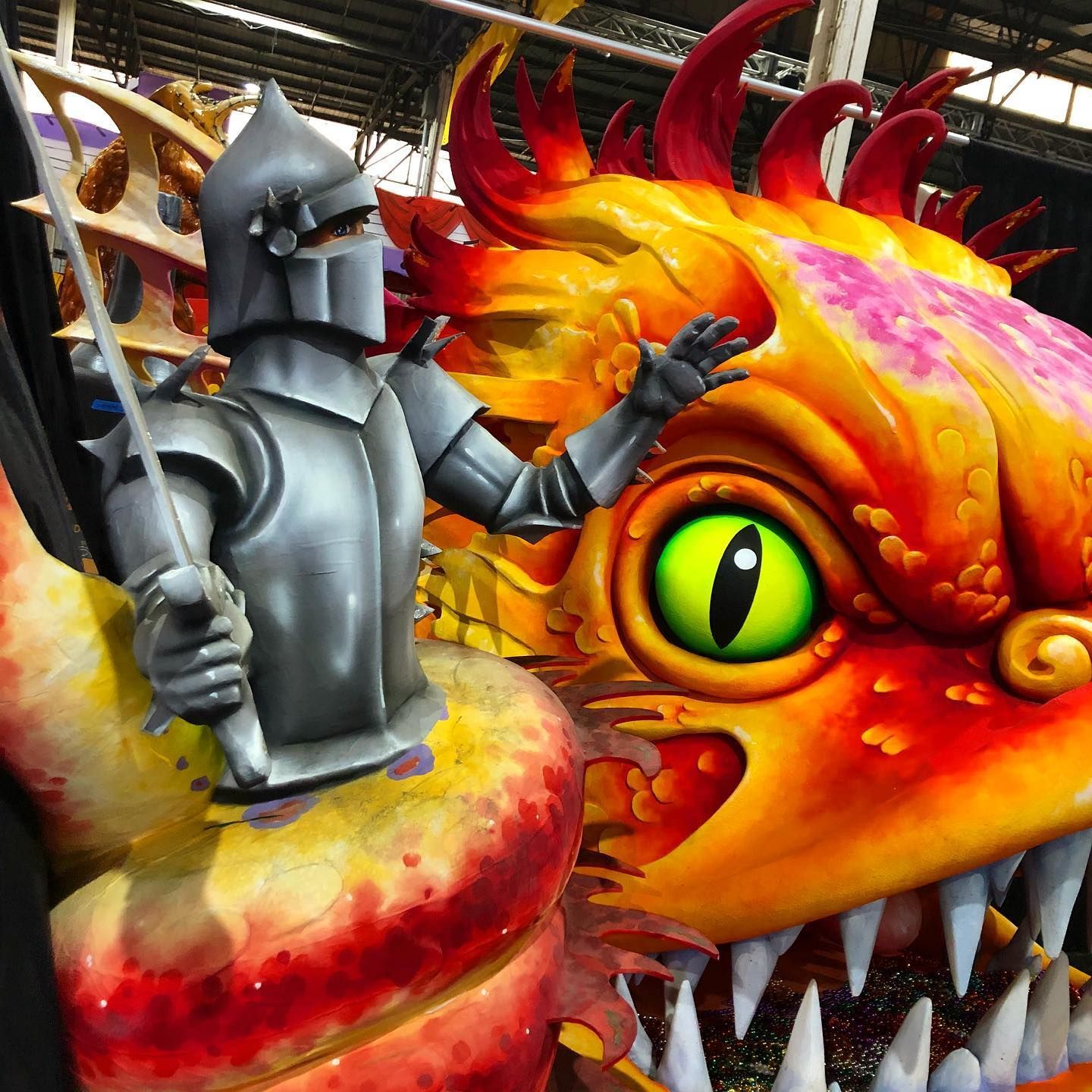  World's largest float designing and building facility: world record in New Orleans, Louisiana