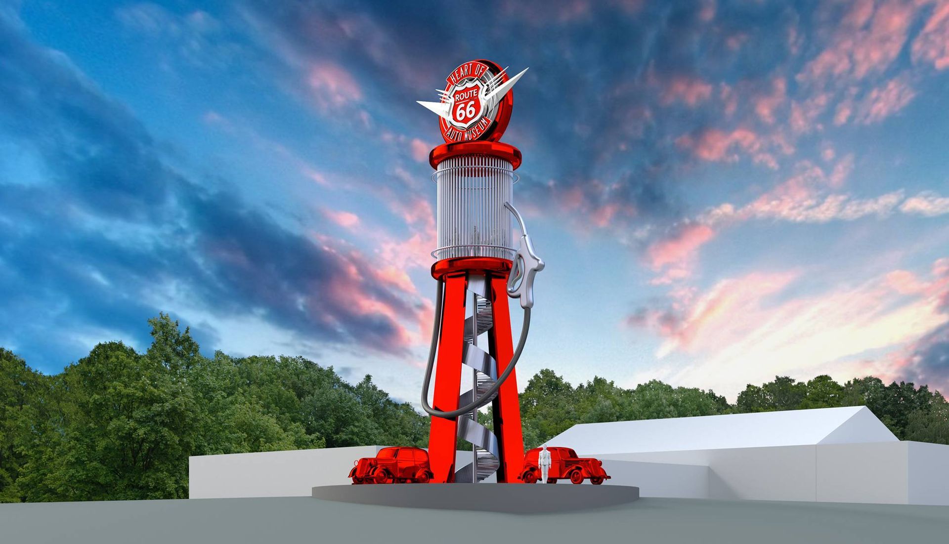World’s Tallest Gas Pump: world record in Sapulpa, Oklahoma