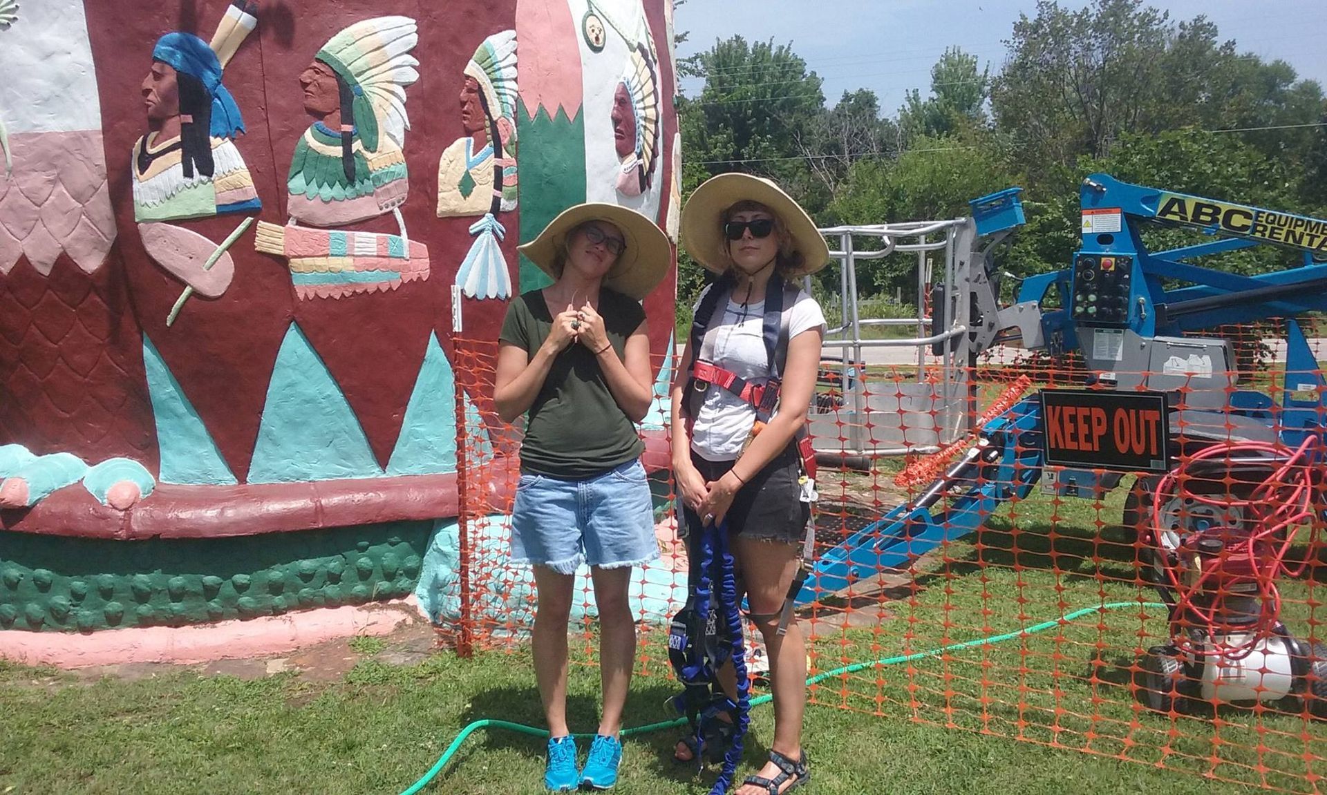 World’s Largest Concrete Totem Pole: world record in Chelsea, Oklahoma