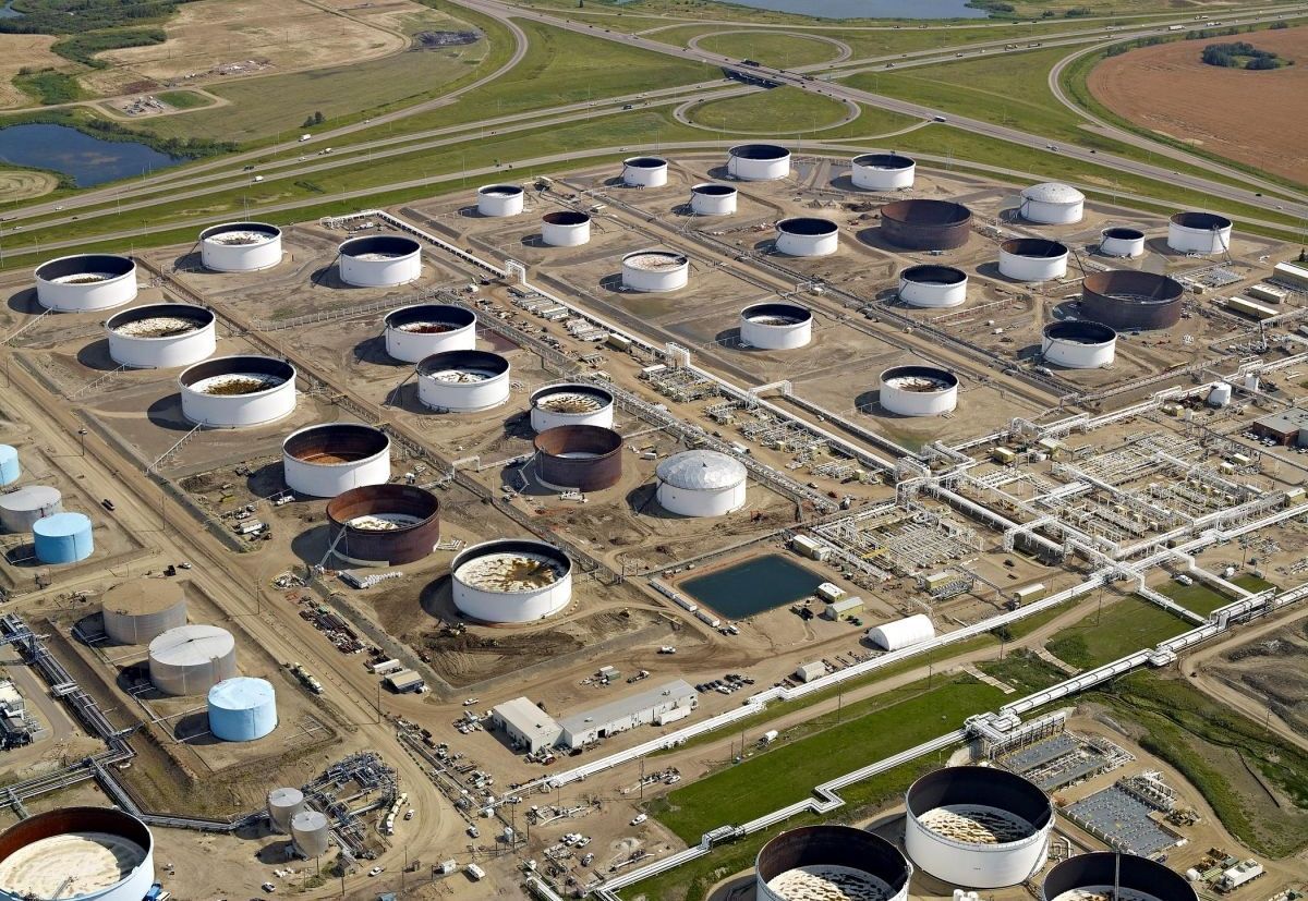 World’s Biggest Tank Farm: world record in Cushing, Oklahoma