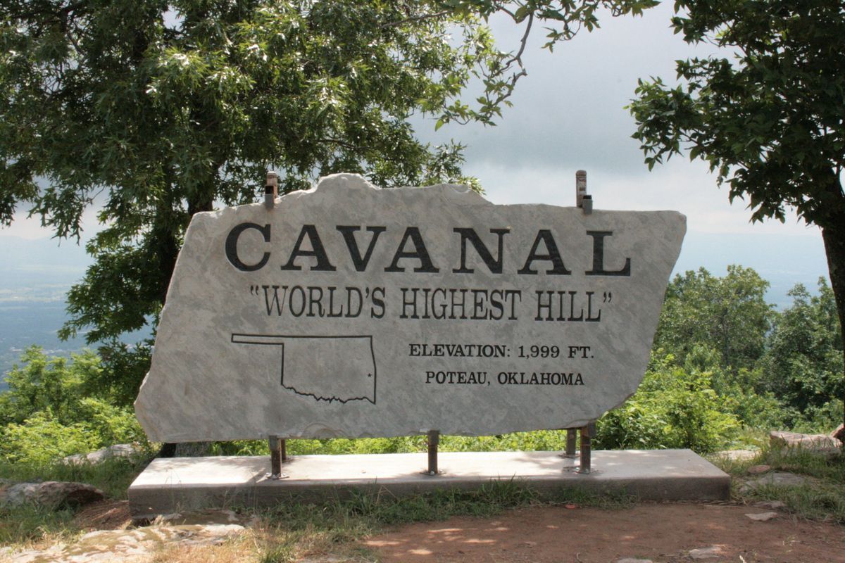 World's Highest Hill: world record near Poteau, Oklahoma
World's Highest Hill: world record near Poteau, Oklahoma