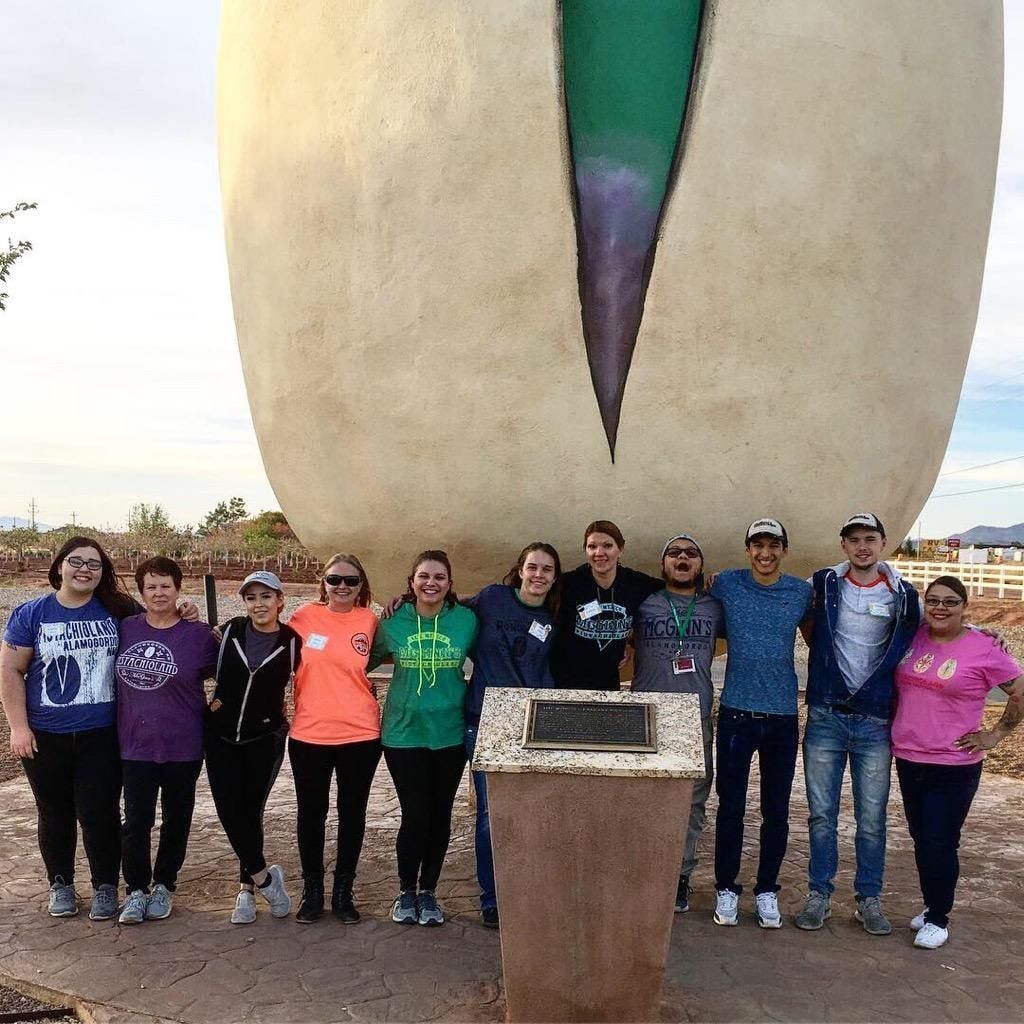 World’s Largest Pistachio Monument, world record in North Alamogordo, New Mexico