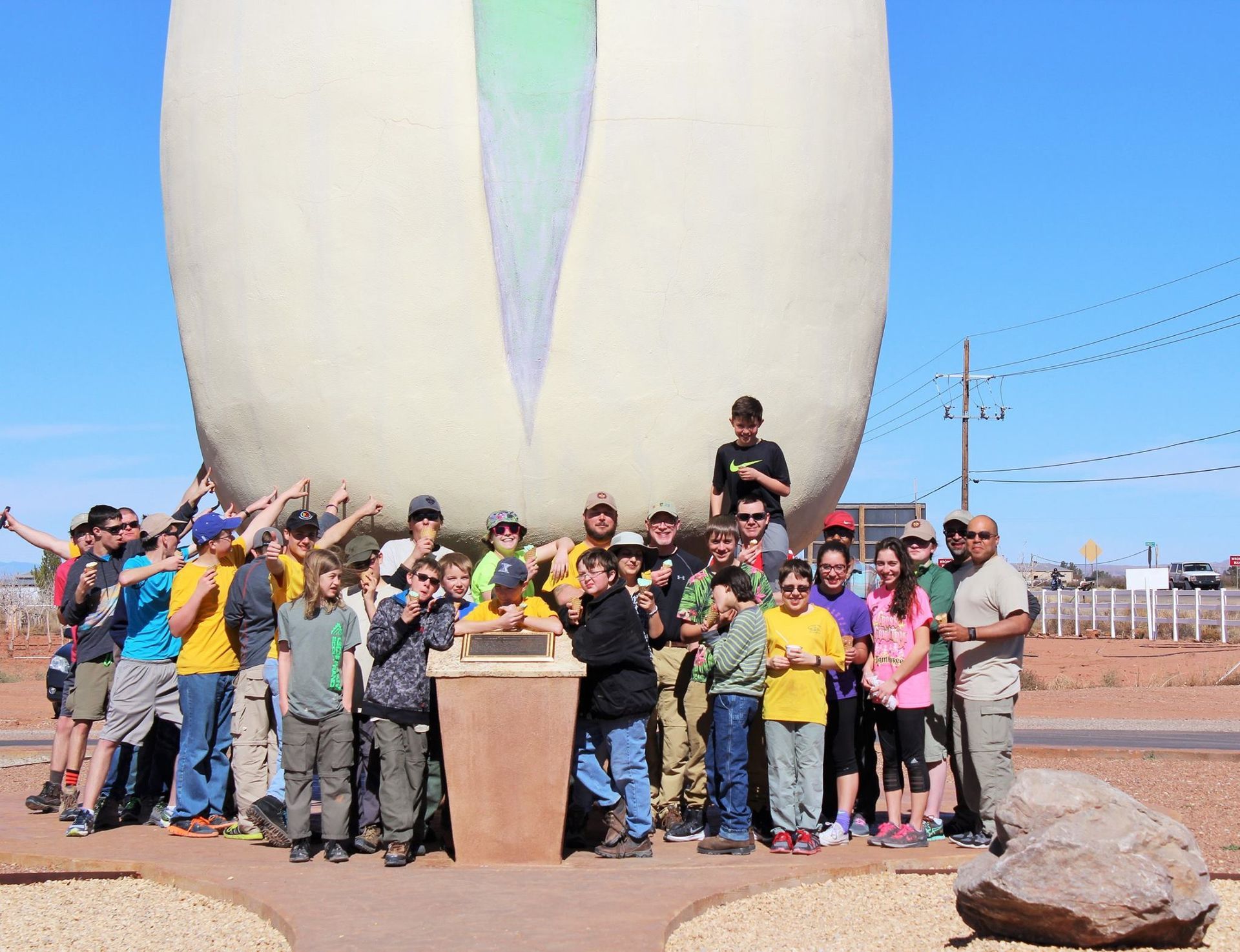 World’s Largest Pistachio Monument, world record in North Alamogordo, New Mexico