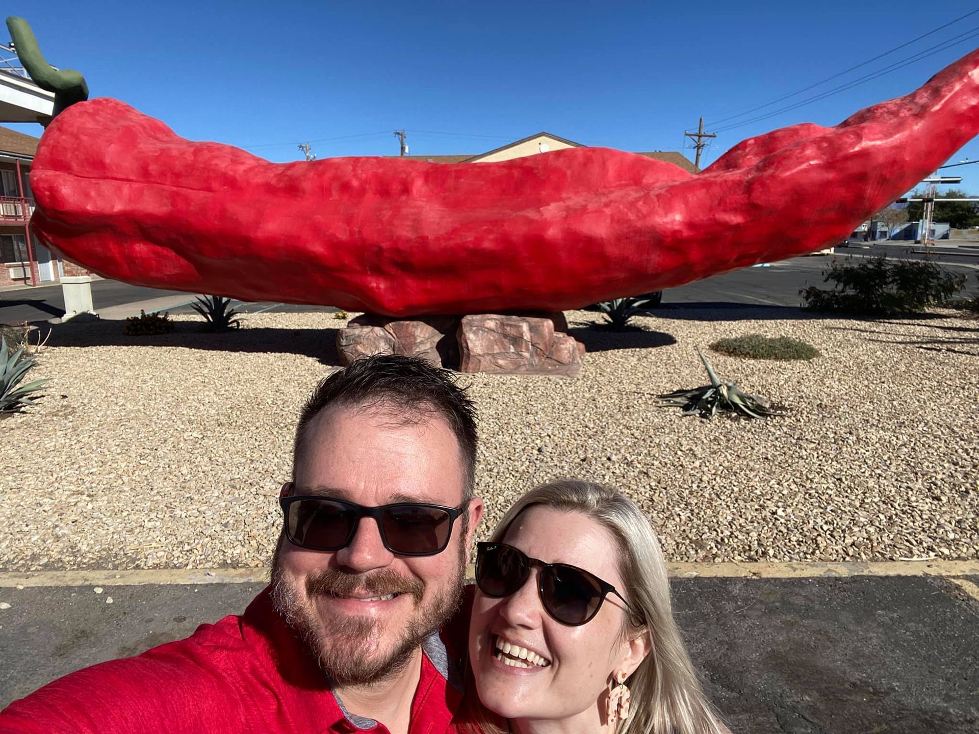 World's Largest Chile Pepper Sculpture, world record in Las Cruces, New Mexico
