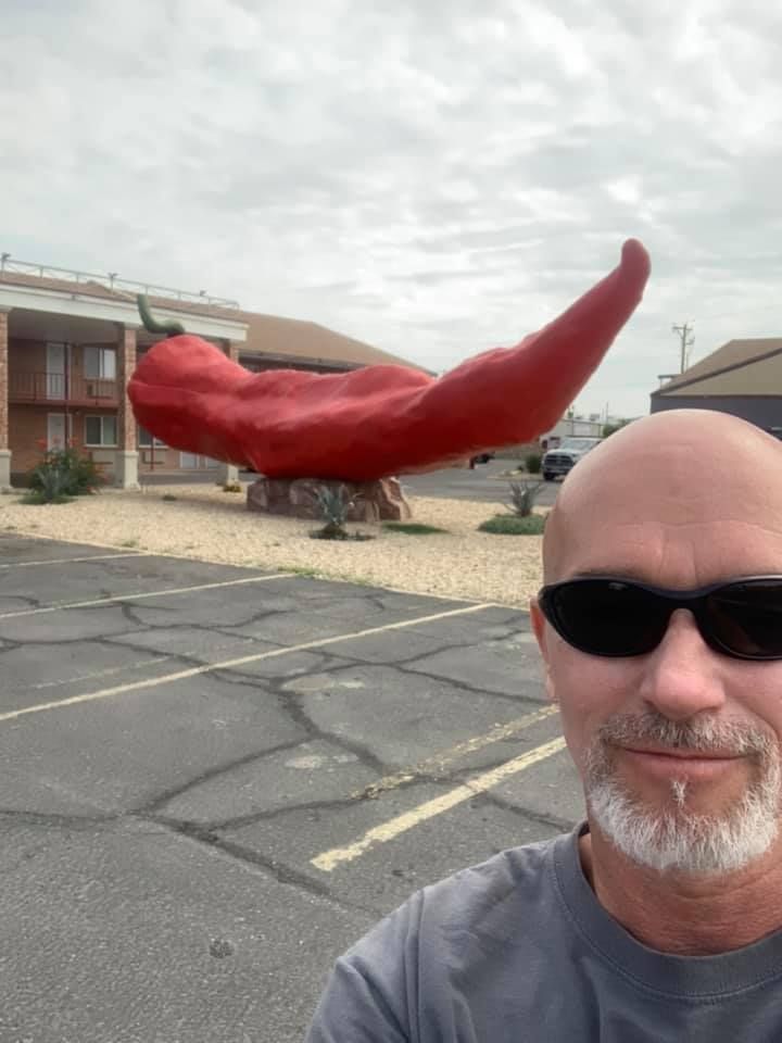World's Largest Chile Pepper Sculpture, world record in Las Cruces, New Mexico

