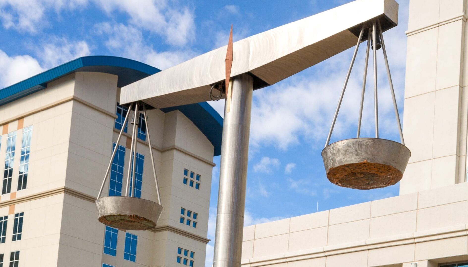 World's Largest Scales of Justice Sculpture, world record in Albuquerque, New Mexico