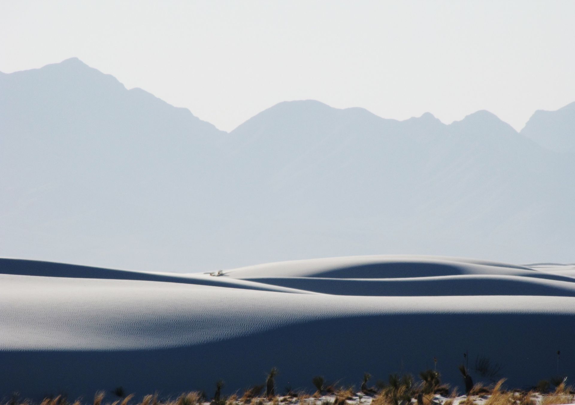 World's largest gypsum dunefield, world record in White Sands National Park, New Mexico