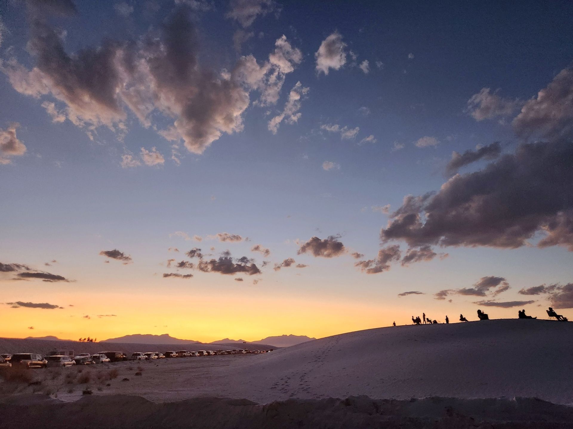 World's largest gypsum dunefield, world record in White Sands National Park, New Mexico