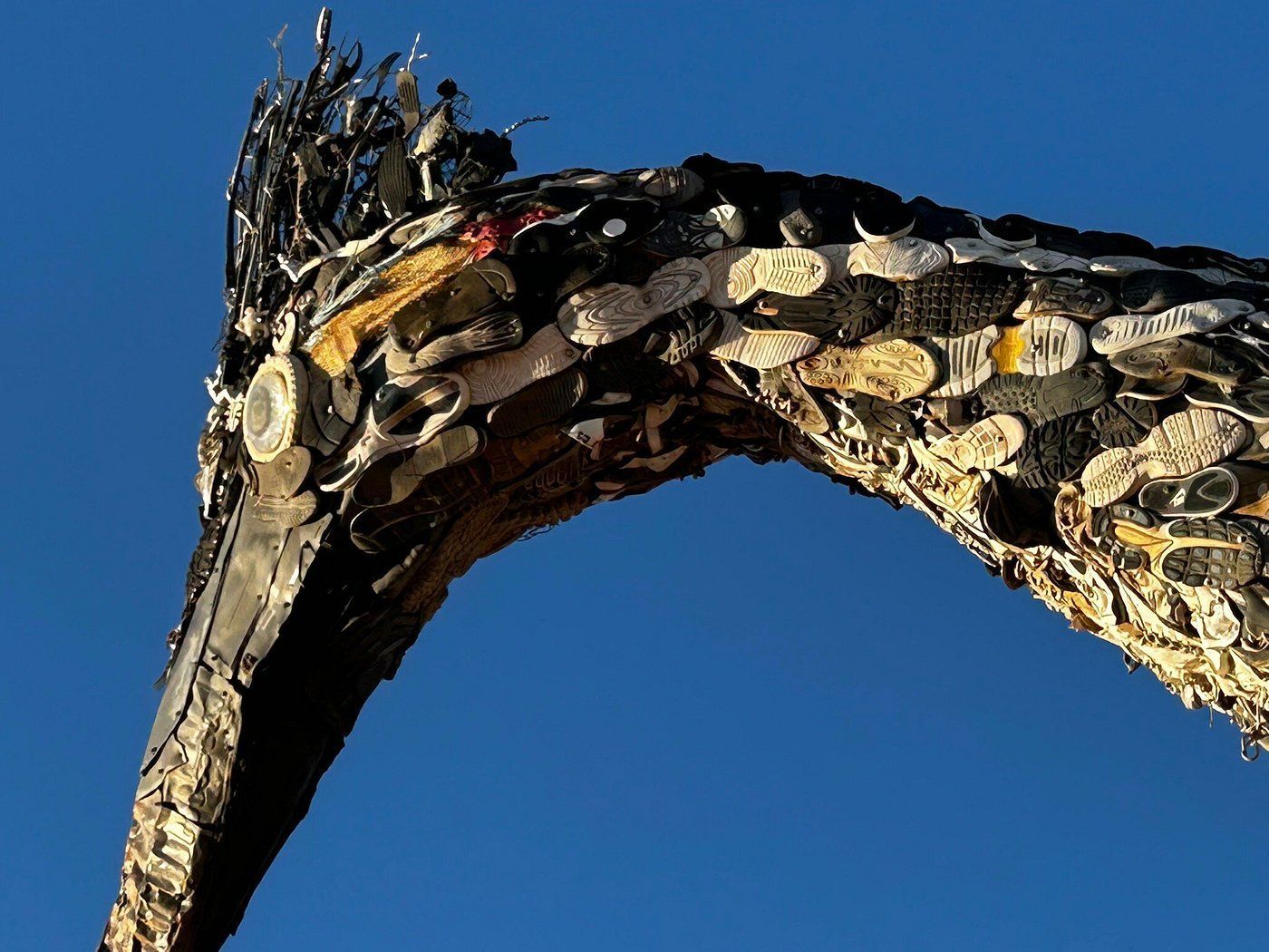 World's Largest Recycled Roadrunner Sculpture, world record in Las Cruces, New Mexico World's Largest Recycled Roadrunner Sculpture, world record in Las Cruces, New Mexico