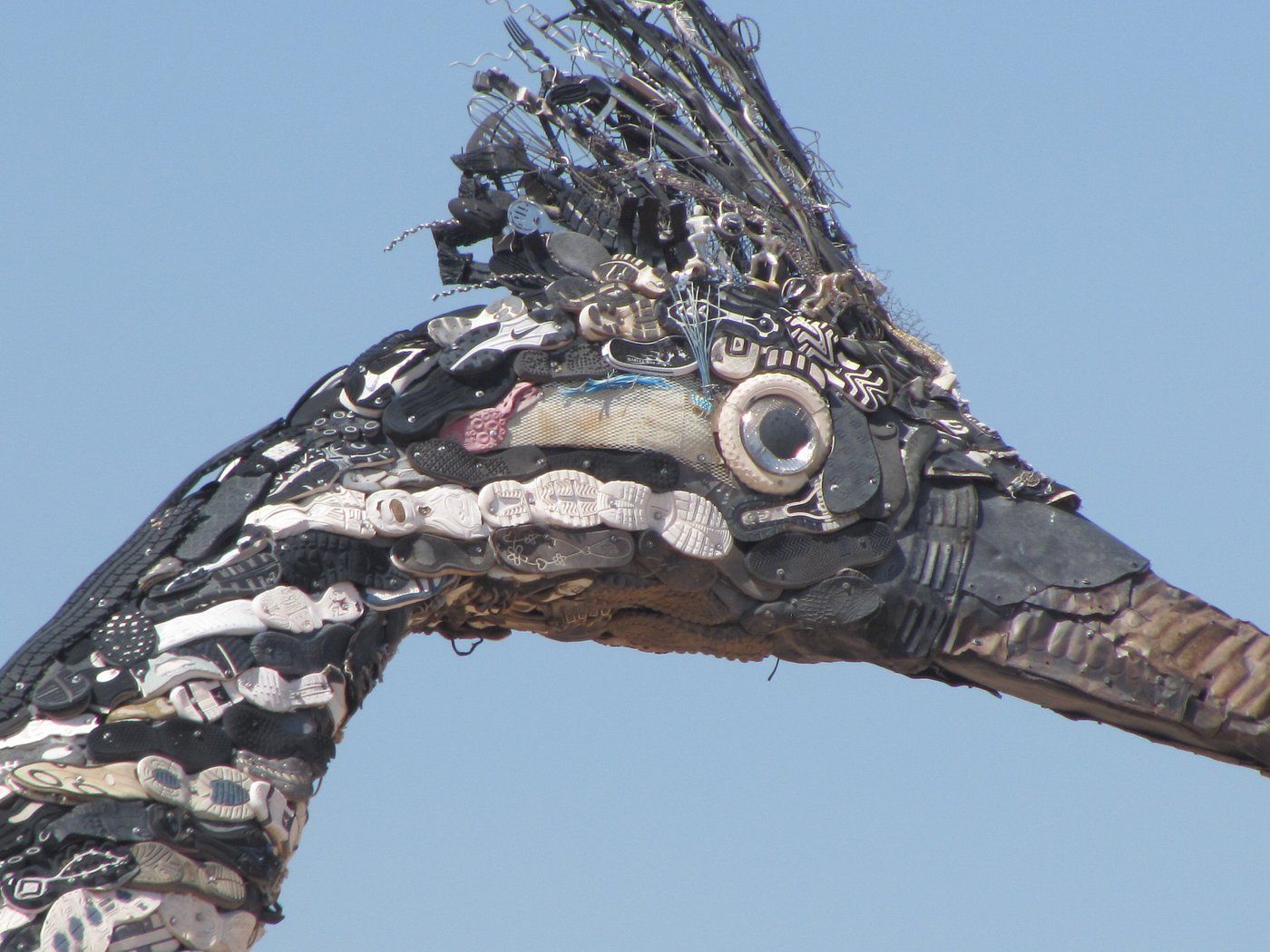World's Largest Recycled Roadrunner Sculpture, world record in Las Cruces, New Mexico World's Largest Recycled Roadrunner Sculpture, world record in Las Cruces, New Mexico