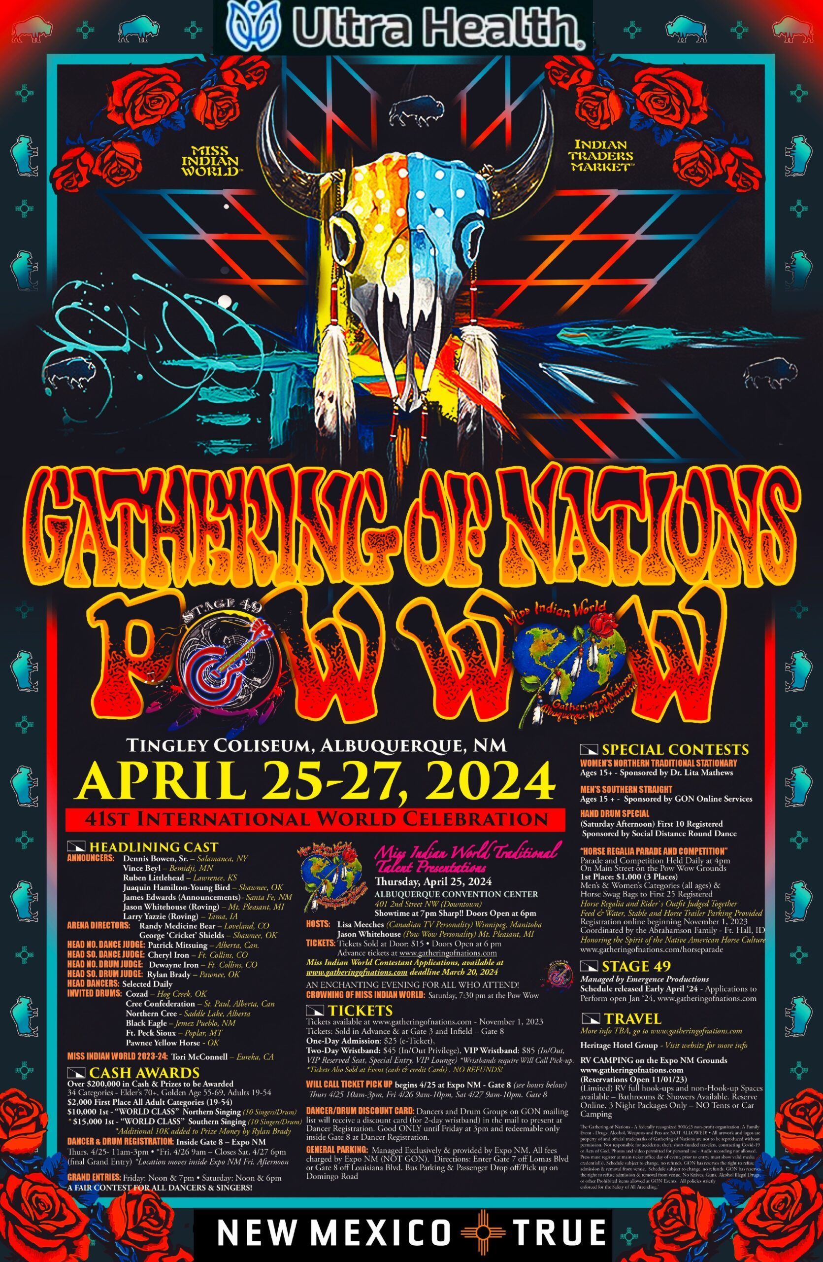 World's Largest Gathering of Nations, world record in Albuquerque, New Mexico
