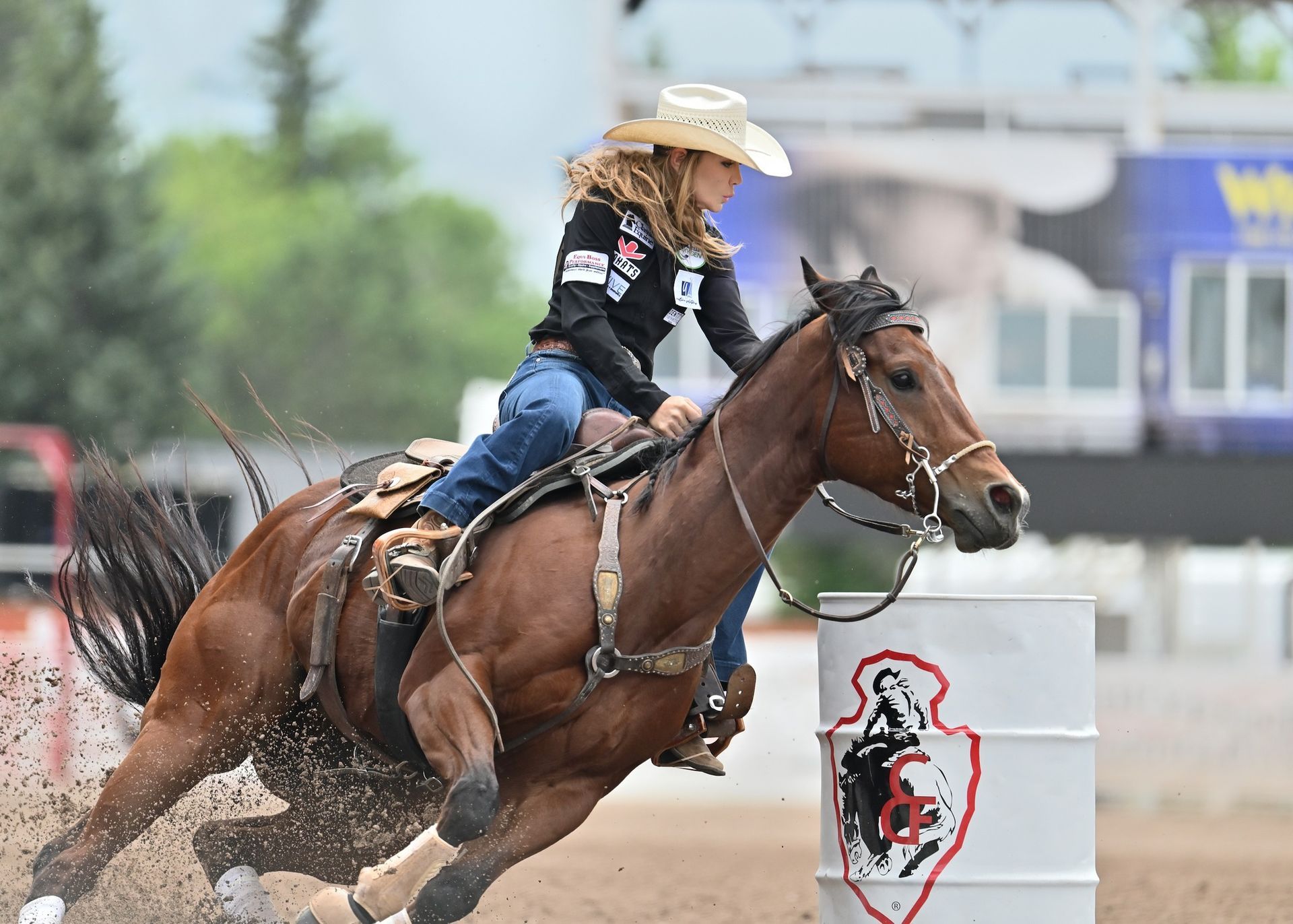 World's Largest Outdoor Rodeo and Western Celebration, world record in Cheyenne, Wyoming World's Largest Outdoor Rodeo and Western Celebration, world record in Cheyenne, Wyoming