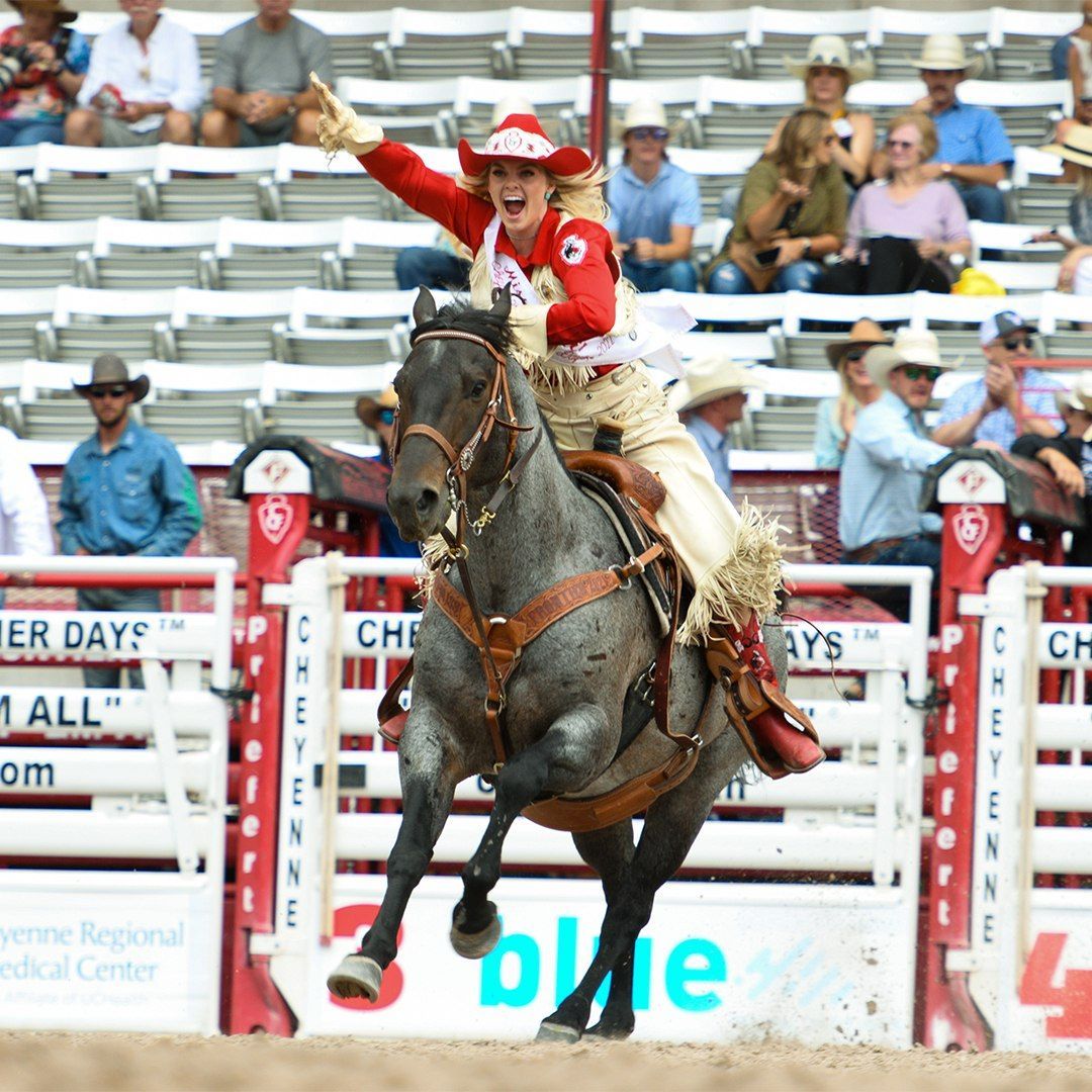 World's Largest Outdoor Rodeo and Western Celebration, world record in Cheyenne, Wyoming World's Largest Outdoor Rodeo and Western Celebration, world record in Cheyenne, Wyoming