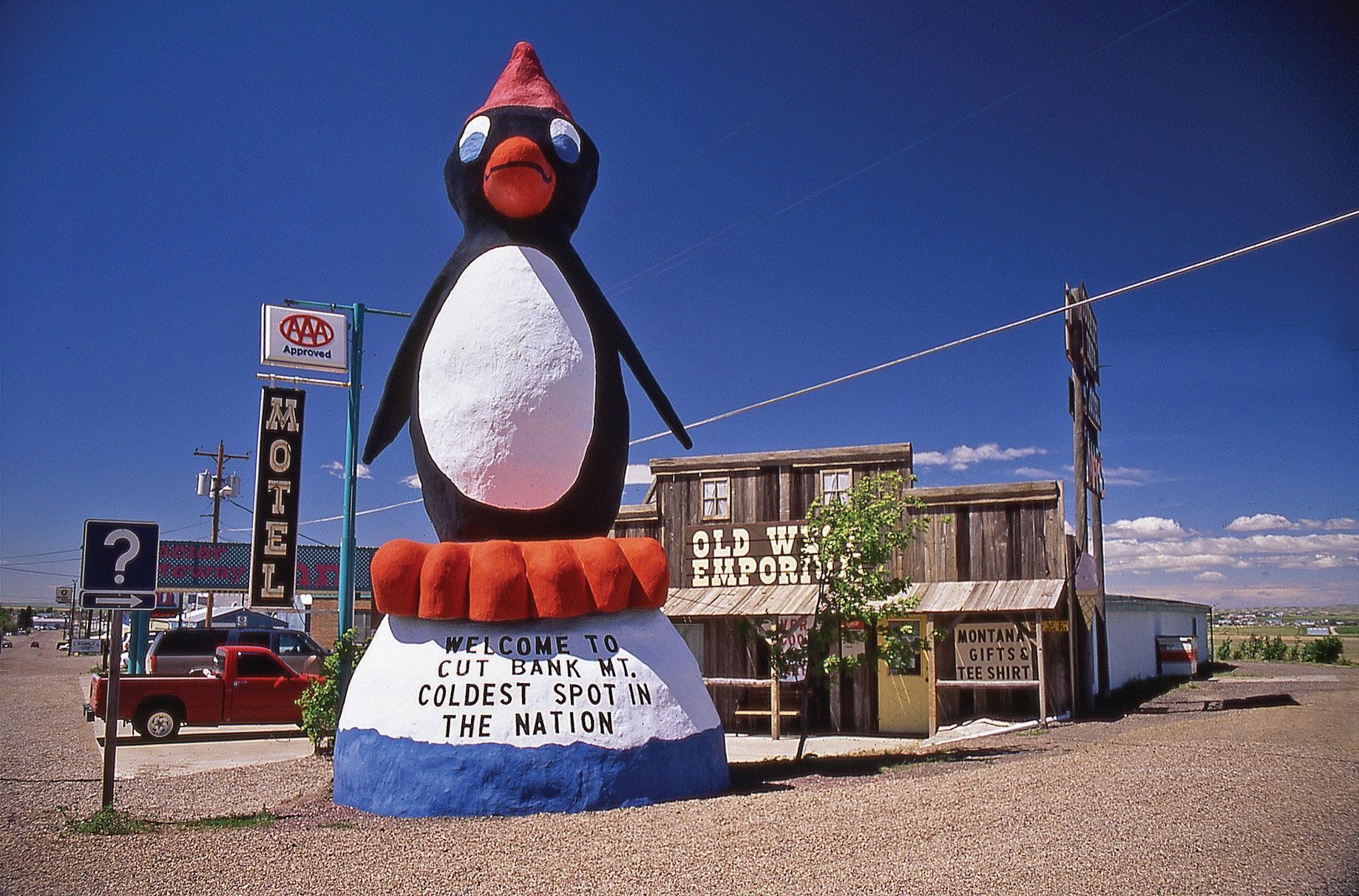 World’s Largest Penguin Statue, world record in Cut Bank, Montana

