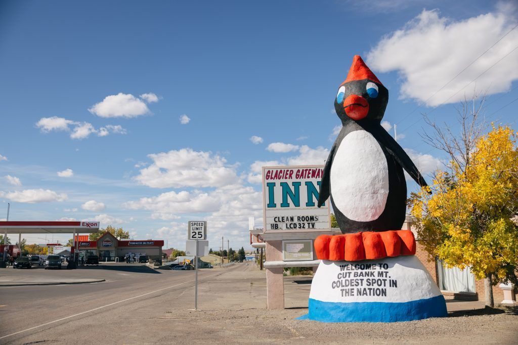 World’s Largest Penguin Statue, world record in Cut Bank, Montana
