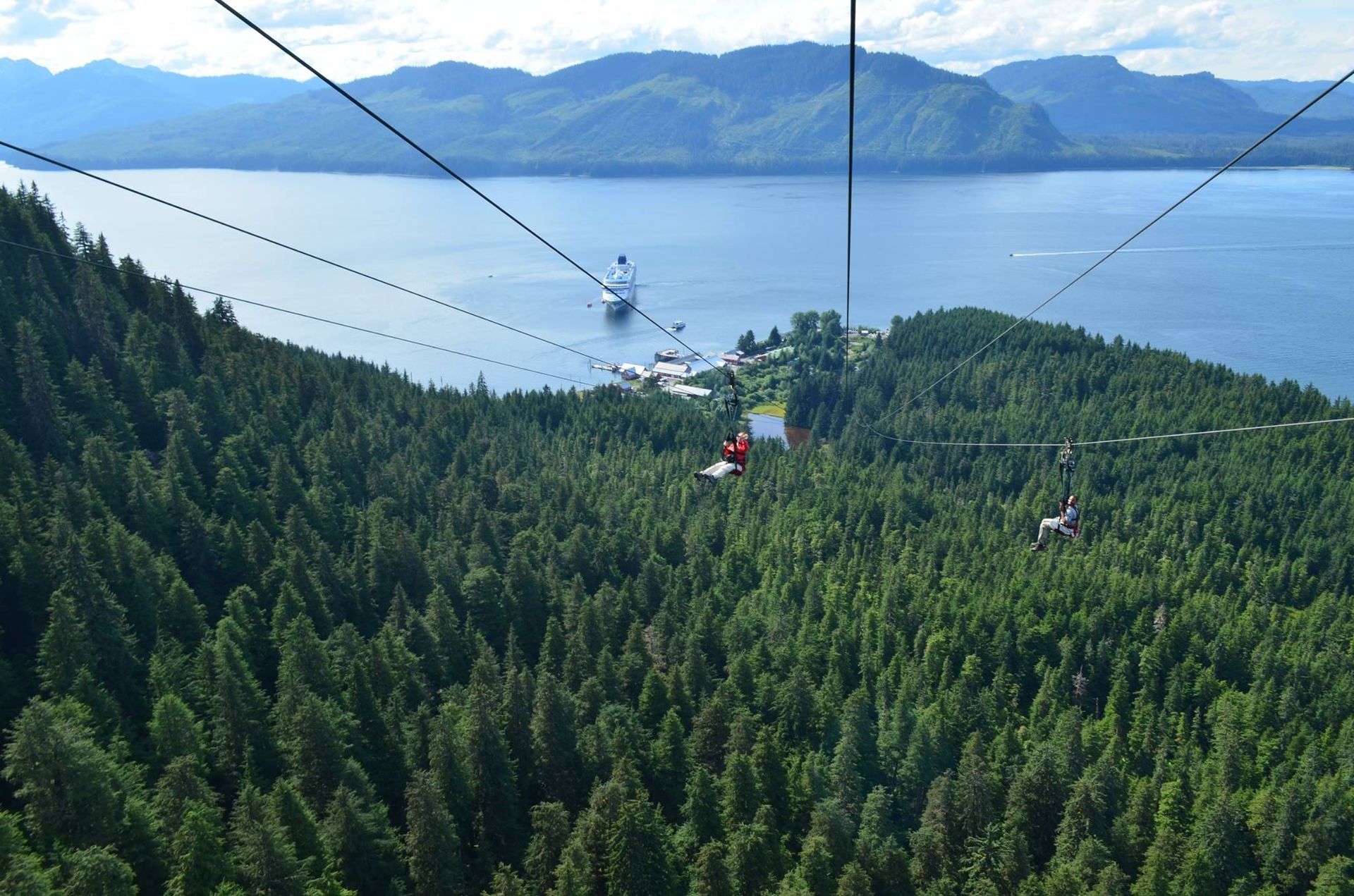 World’s Largest ZipRider, world record in Hoonah, Alaska