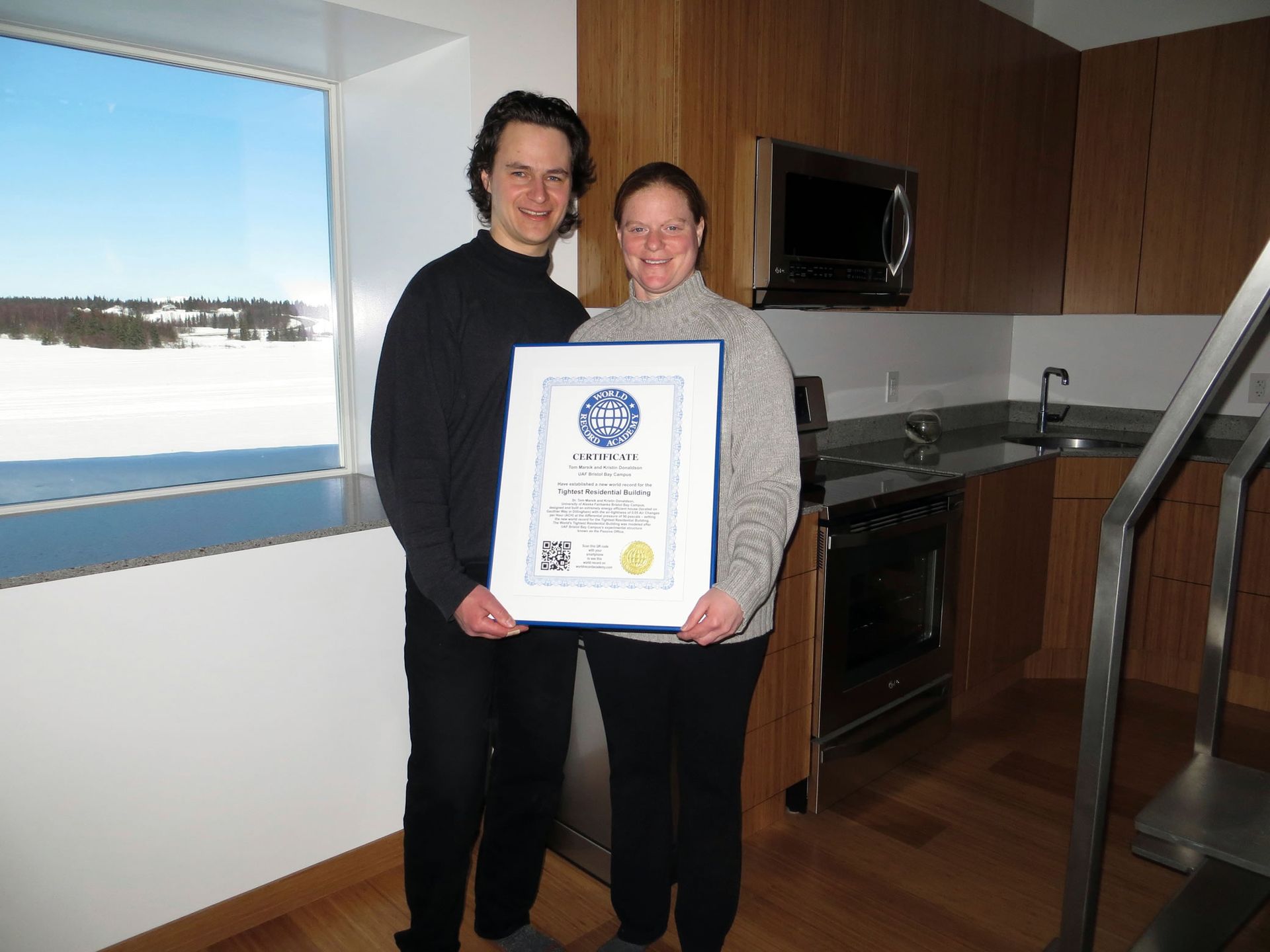 World's Tightest Residential Building, world record in Dillingham, Alaska